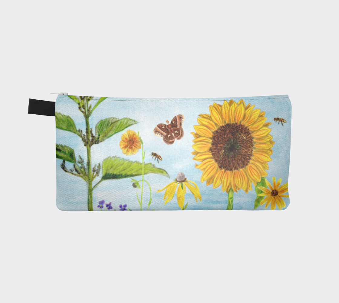 Wildflower Wonder Mix Pencil Pouch (9"x4")