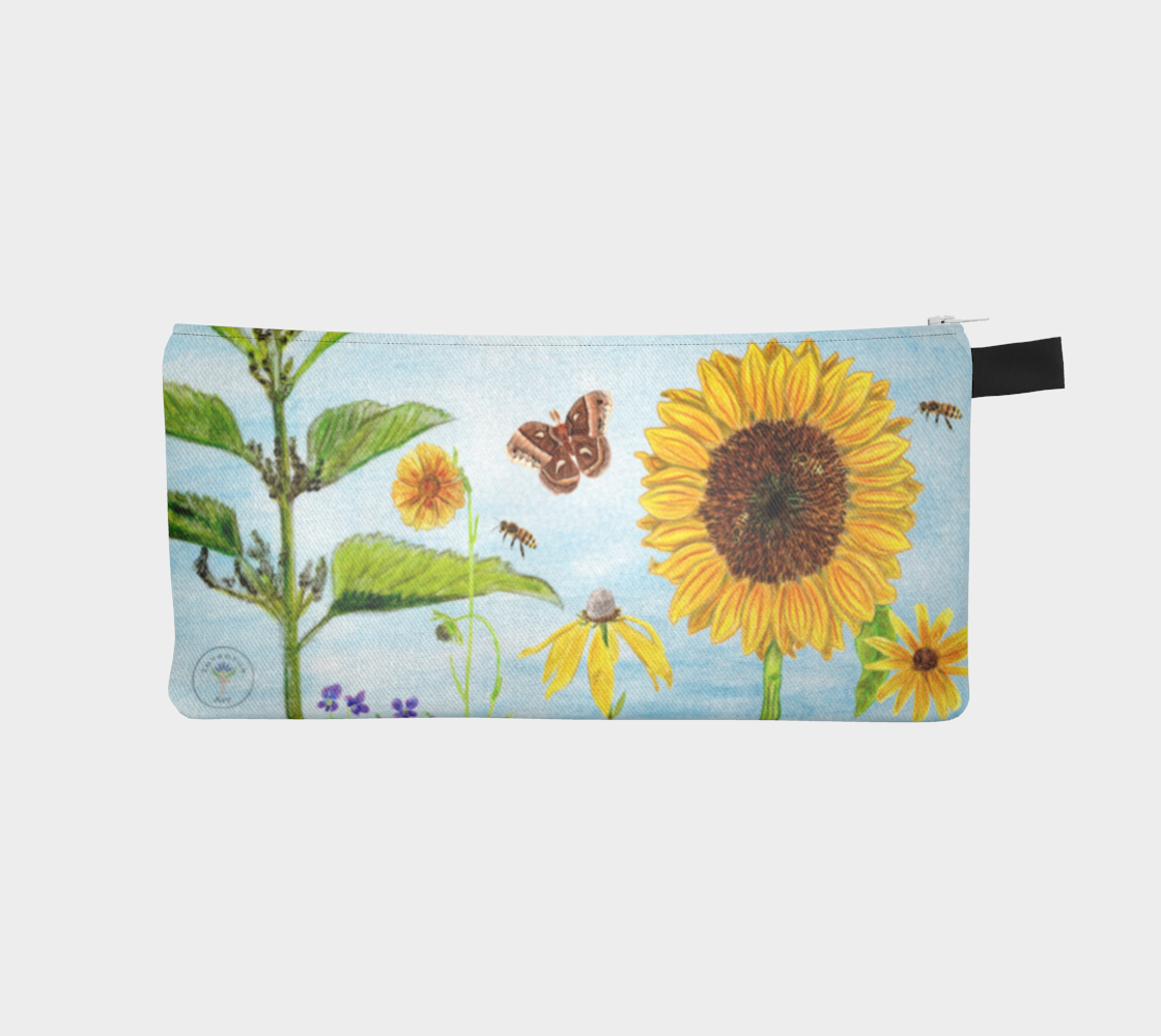 Wildflower Wonder Mix Pencil Pouch (9"x4")