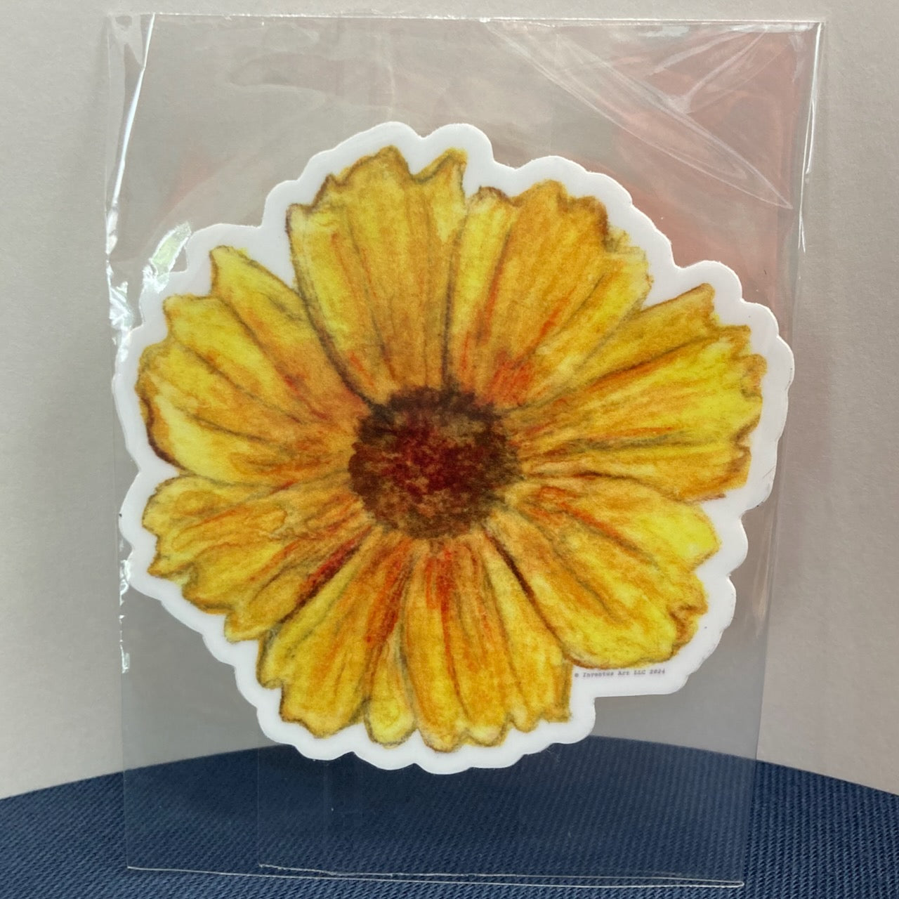 Lanceleaf Coreopsis Vinyl Sticker (2.98″ × 3″)