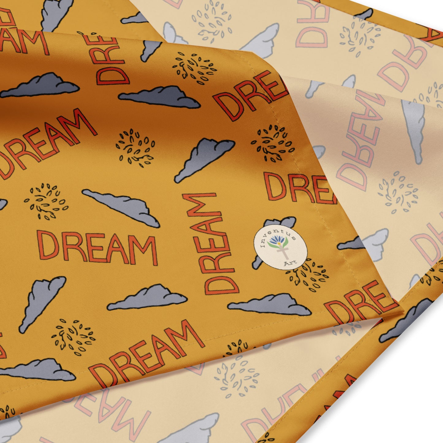 Yellow Climbing "Dreaming Adventure" Bandana (3 sizes)