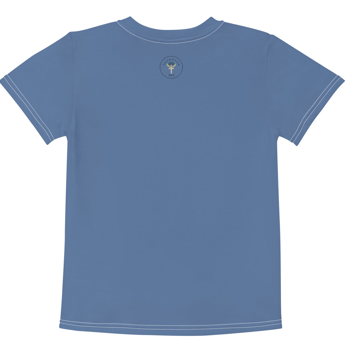 Kids Lavender-Blue "Dreaming Adventure" Short-sleeved T-shirt (Size 2-7)