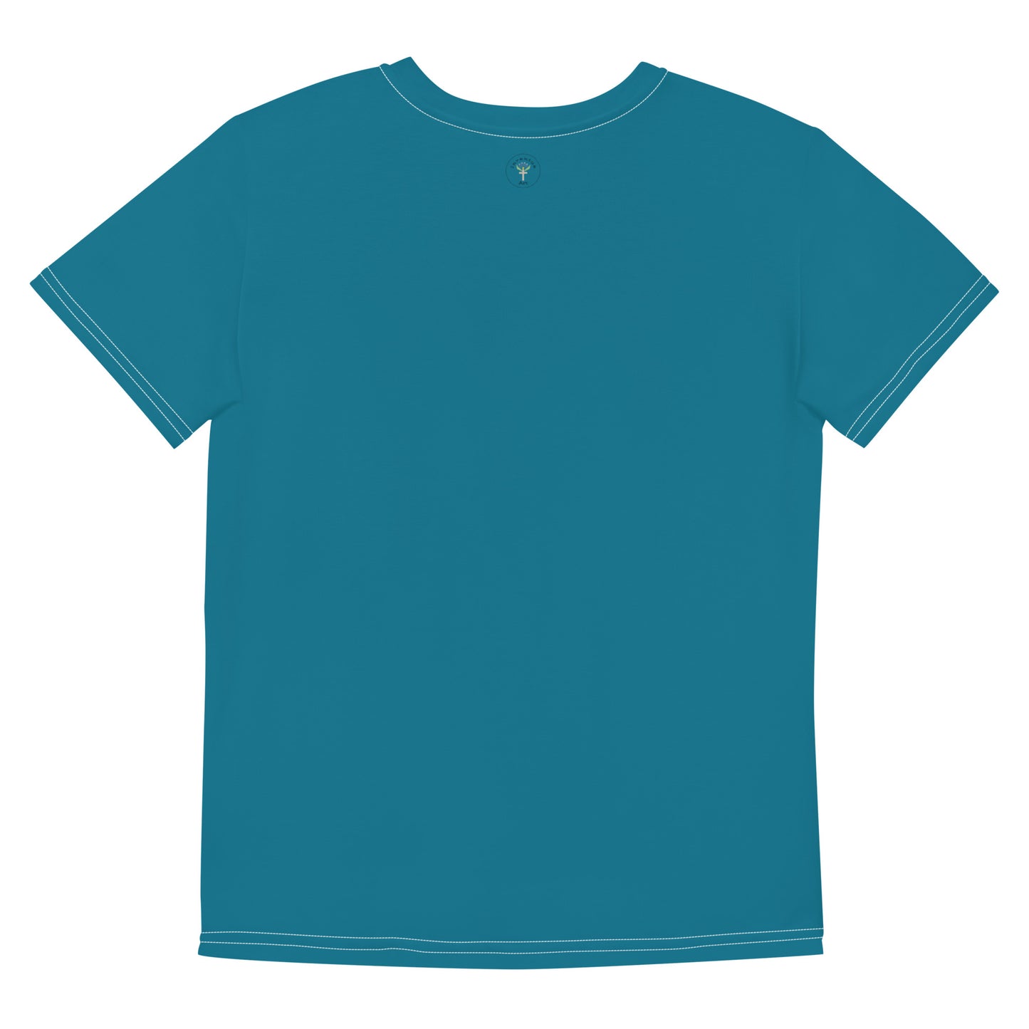 Youth Blue Sailing "Dreaming Adventure" Short-Sleeved Crew Neck T-shirt (Size 8-20)